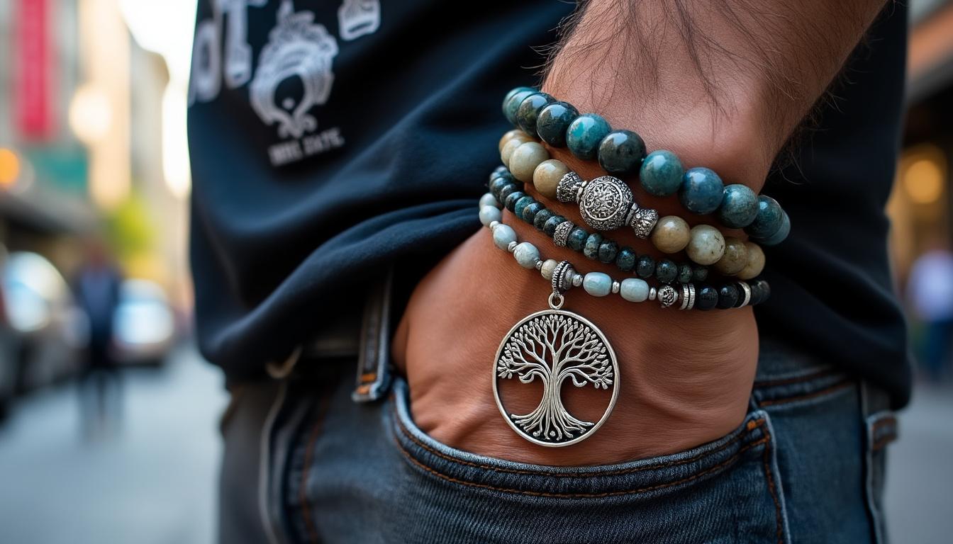 découvrez la signification profonde du bracelet arbre de vie, un symbole d'harmonie, de croissance et de connexion avec la nature.