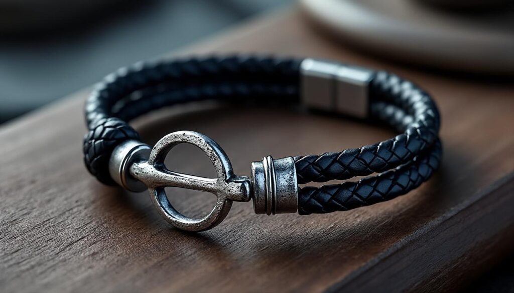 découvrez notre bracelet homme avec ancre, un accessoire élégant et marin qui allie style et masculinité pour sublimer toutes vos tenues.