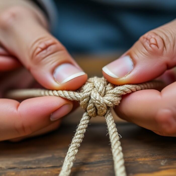 apprenez à réaliser un nœud coulissant pour bracelet facilement grâce à ce guide étape par étape, idéal pour débutants et passionnés de loisirs créatifs.